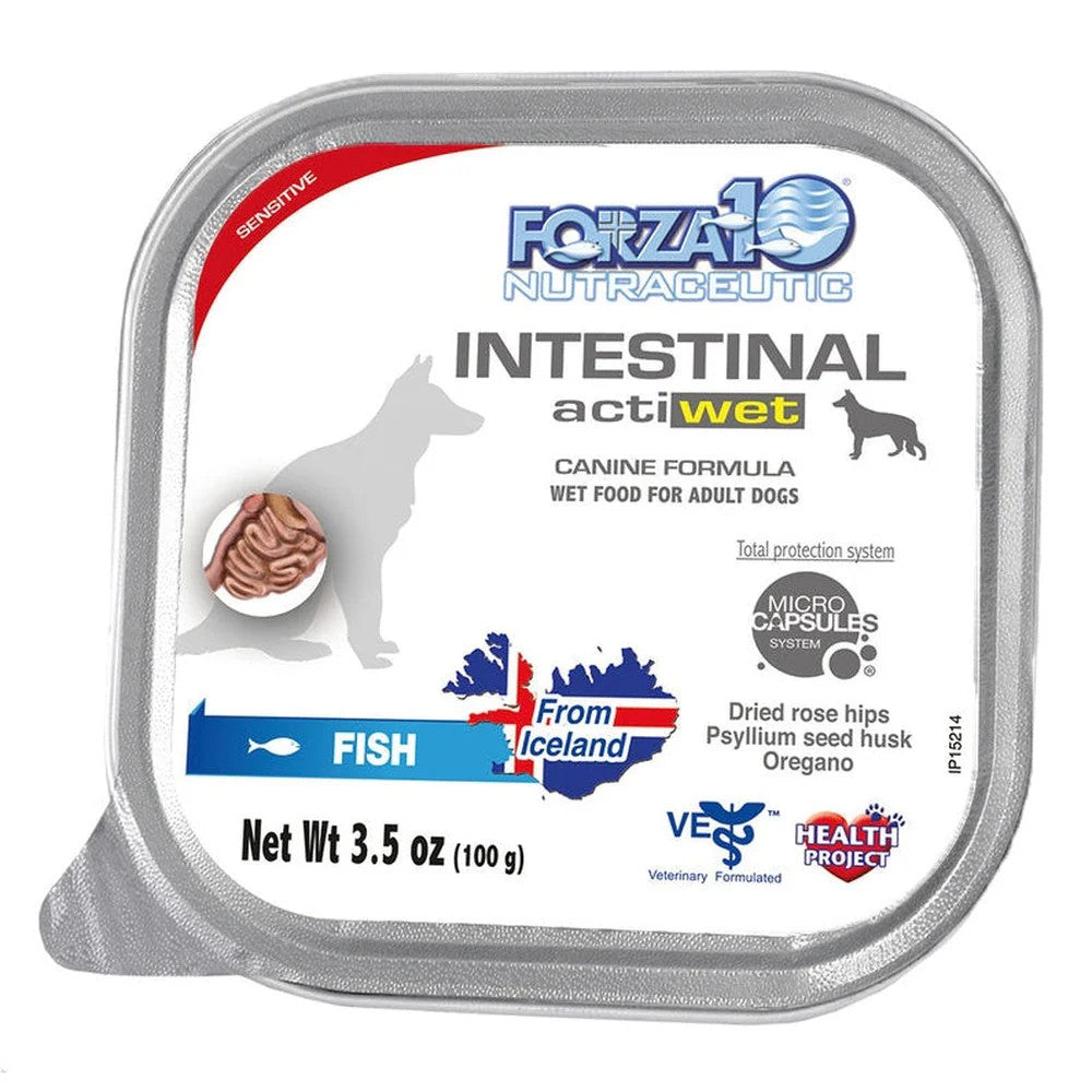 Forza10 Actiwet Intestinal Support Icelandic Fish Canned Dog Food – 3.5 oz