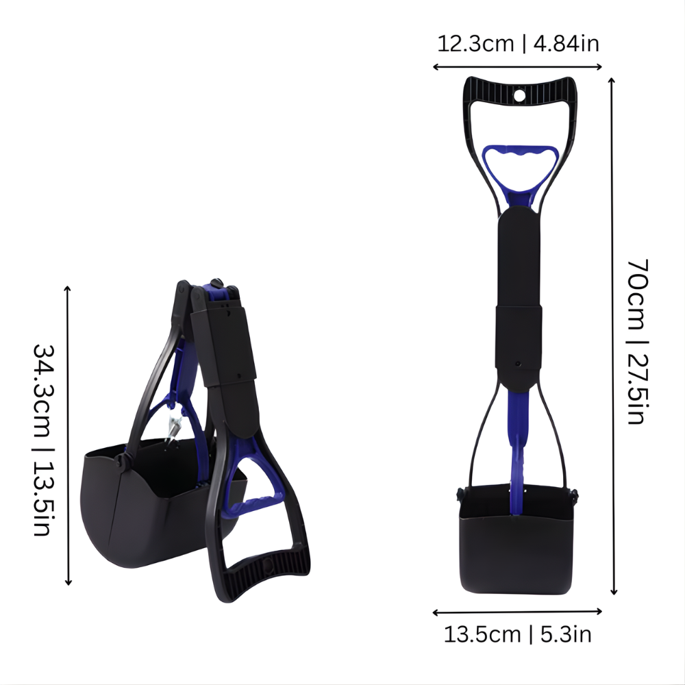 CleanStride │ Foldable One Hand Dog Pooper Scooper