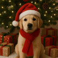 FestivePaws │ Classic Pet Santa Hat