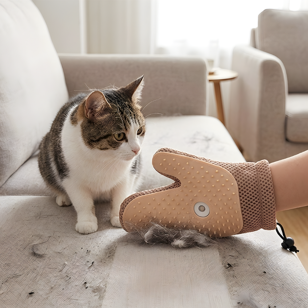 FurMist │ Dual Surface Cat Grooming Glove