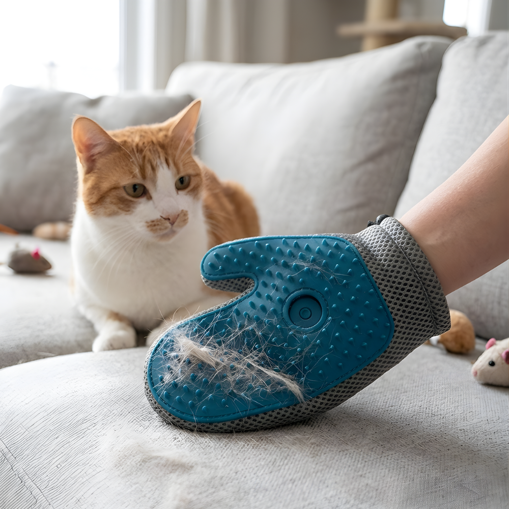 FurMist │ Dual Surface Cat Grooming Glove