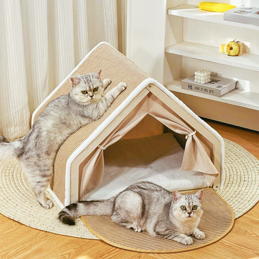 HomiNest | Cat Tent with Scratching Roof