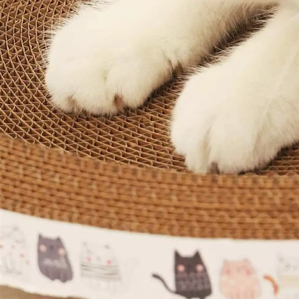 PurrOasis | Cardboard Cat Scratcher Bed