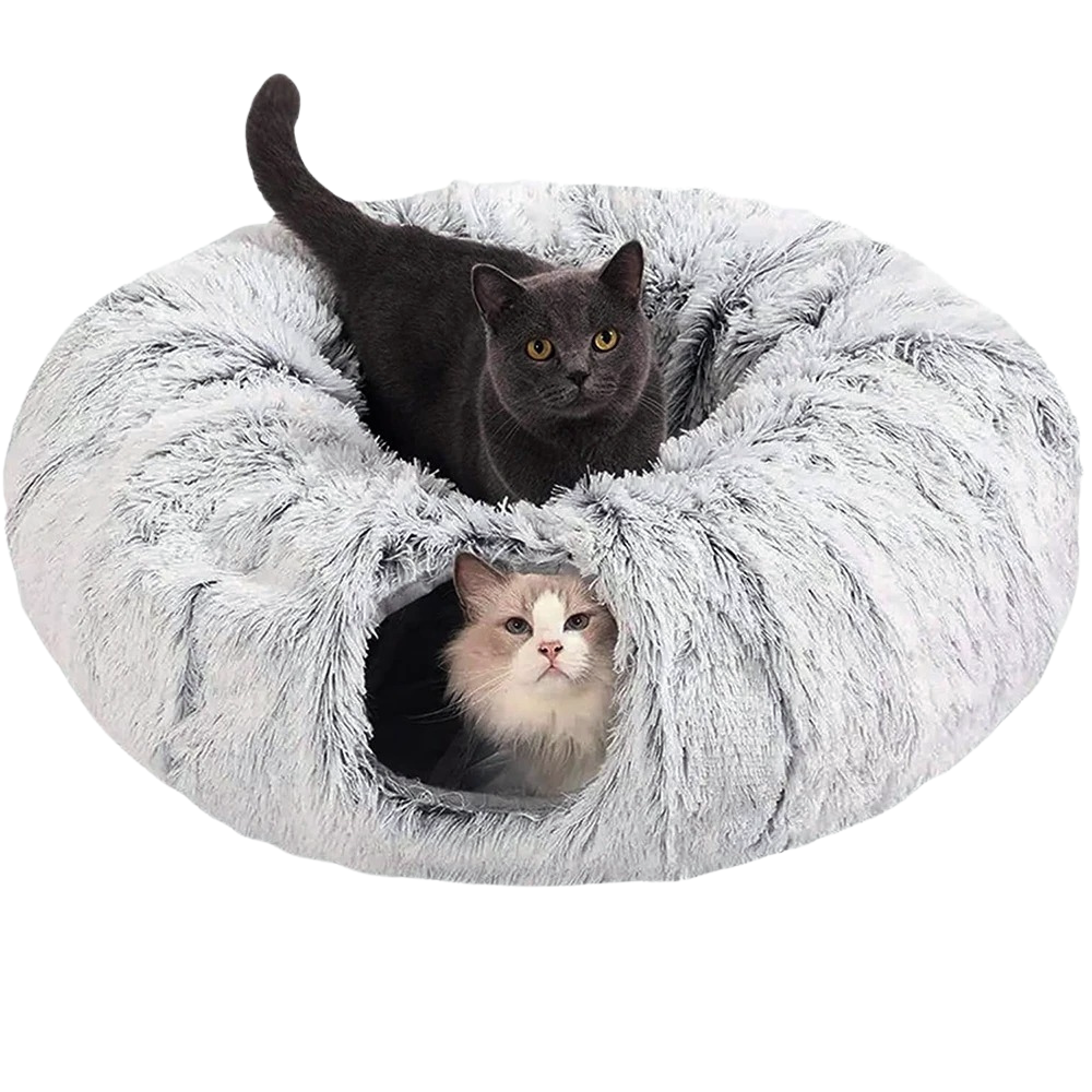 PurrTunnel | fluffy cat tunnel bed