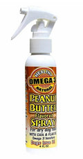 Flavored Sprays Peanut Butter Dog Food Topper | Vegan Omega-3 Spray, 4oz