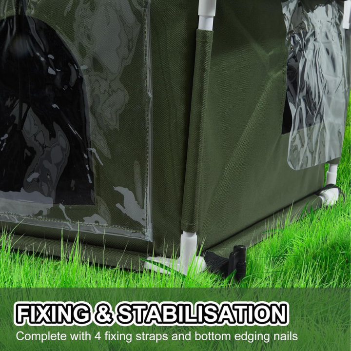 ShelterMax │ Weatherproof Outdoor Cat House with Insulated Shelter