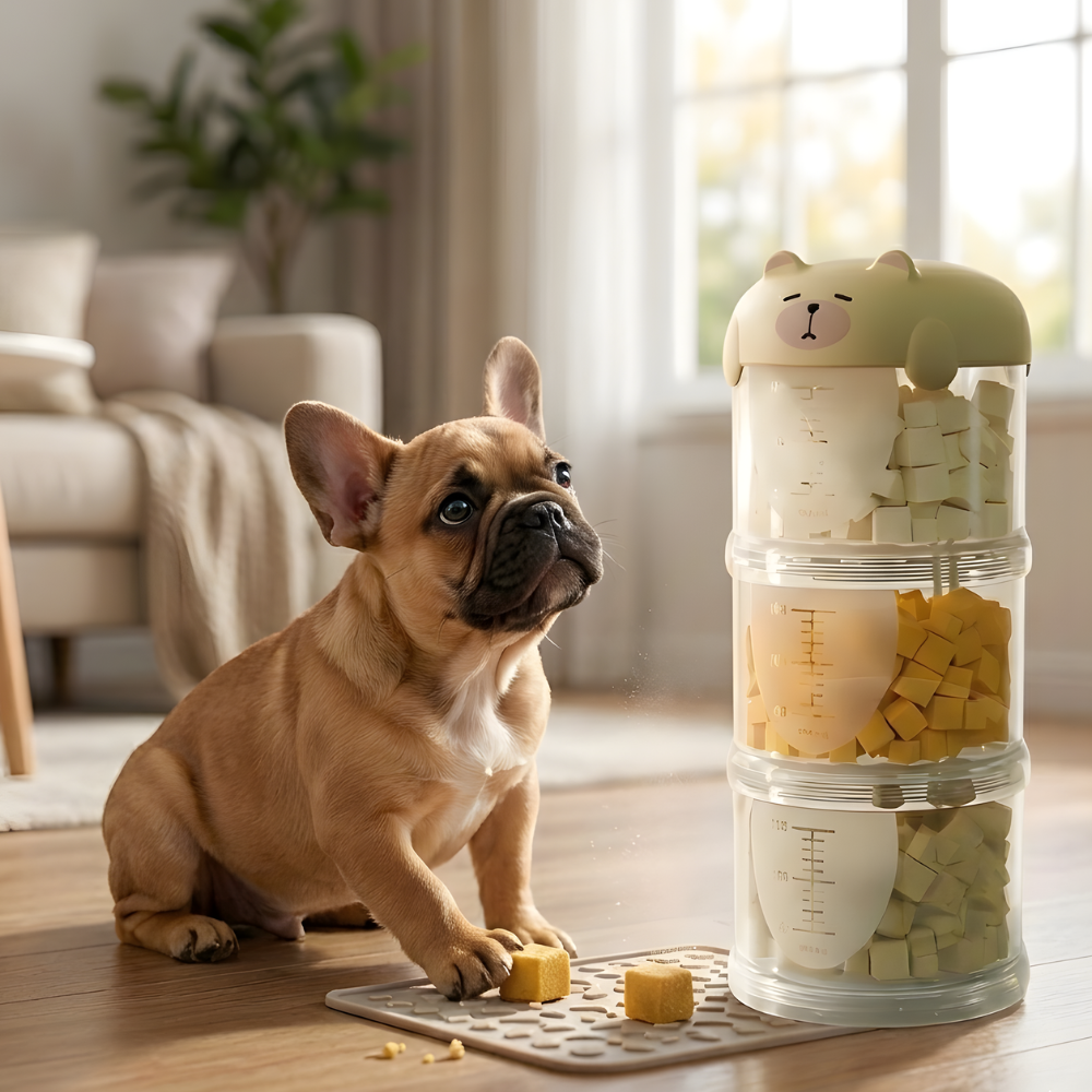 SnackStack │ Portable Dog Treat Dispenser