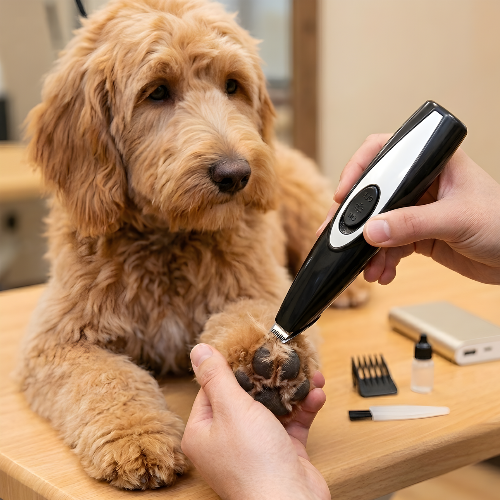 TrimEase │ Compact Dog Grooming Trimmer