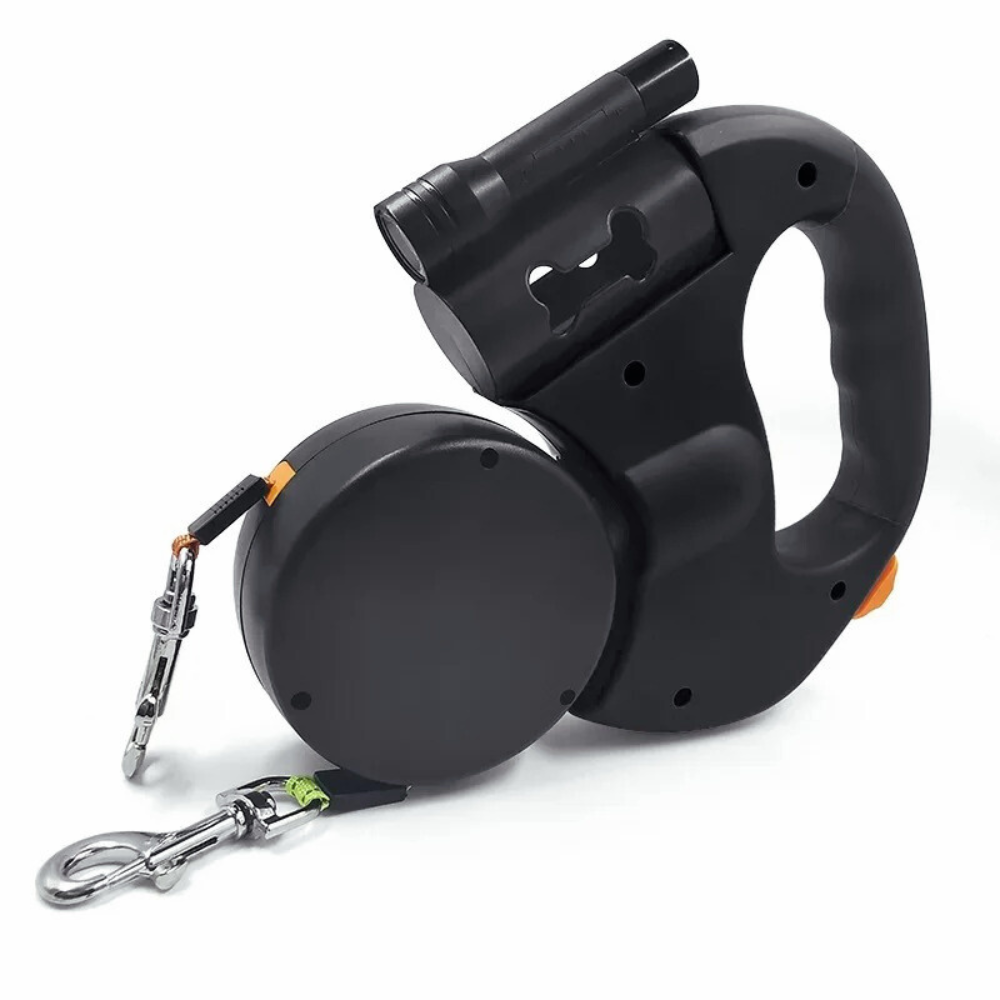 TwinTrail │ Dual Retractable Dog Leash for Two Dogs