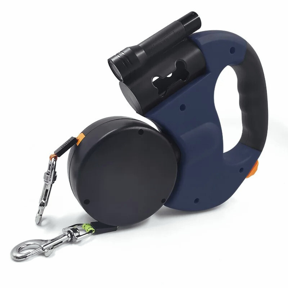 TwinTrail │ Dual Retractable Dog Leash for Two Dogs