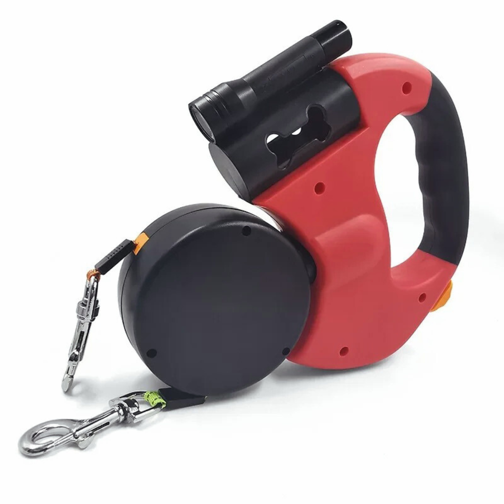 TwinTrail │ Dual Retractable Dog Leash for Two Dogs