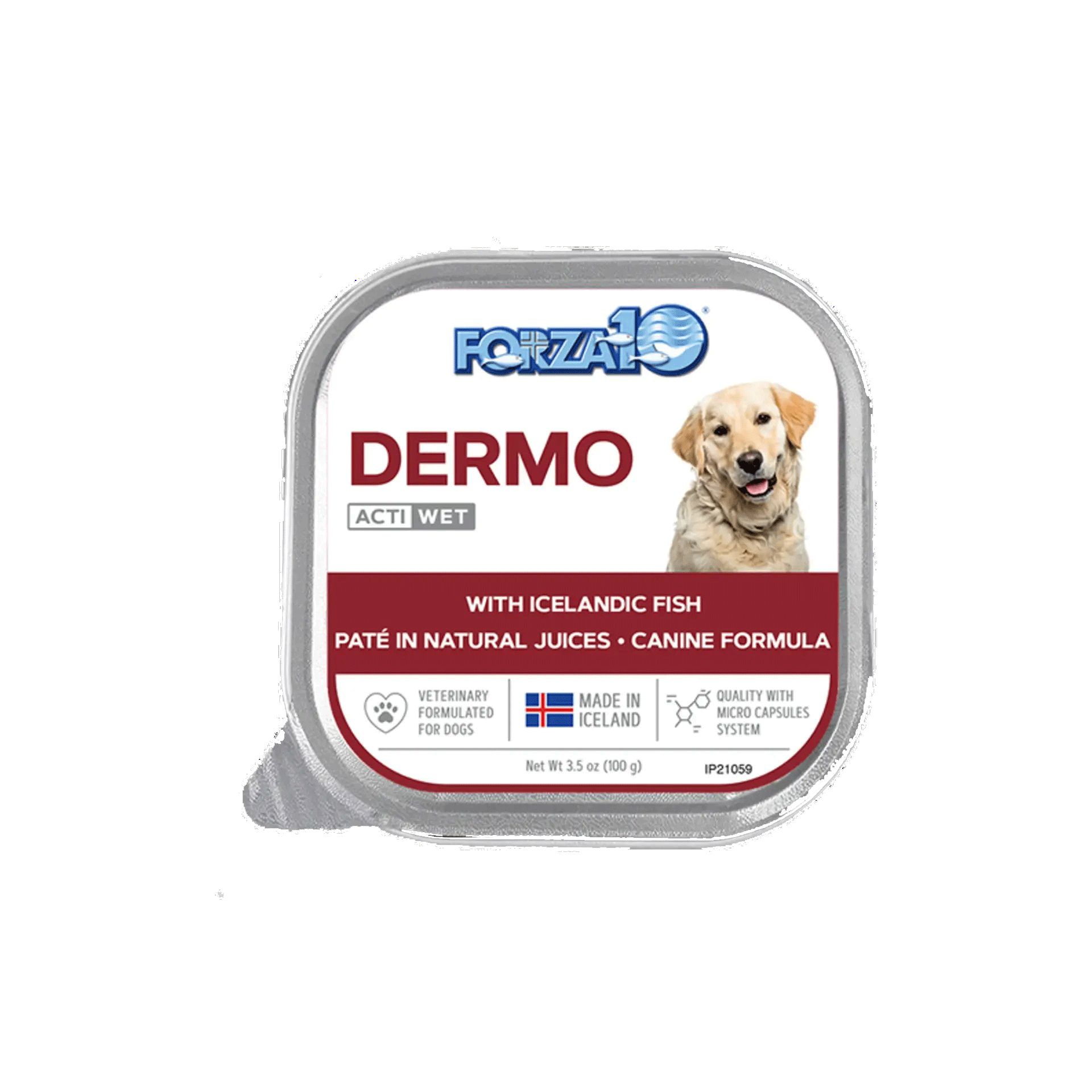 Forza10 ActiWet Dermo Icelandic Fish Dog Food for Skin Support – 32 Pack